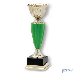 גביע מדגם "קרנבל" בצבע ירוק תפוח