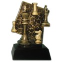 גביע פסלון שחמט שח מט רץ מלך רגלי צריח פרש